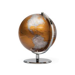 Globe terrestre, bronze, 9 pouces, français