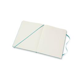 Carnet de notes collection Classic Turquoise, Extra Large, Page blanche, Couverture rigide