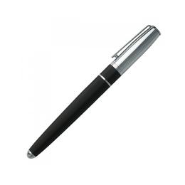 Stylo à bille roulante Illusion Classic, argent et noir