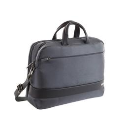 Easy + Dark gray double compartment briefcase with laptop and ipad pockets