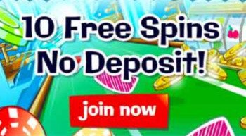 10 free spinów bez depozytu!