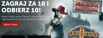 10 free spinów od betsafe na Blood Suckers II