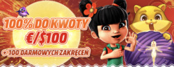 100 darmowych spinów i do 100 euro za depozyt w Bob Casino