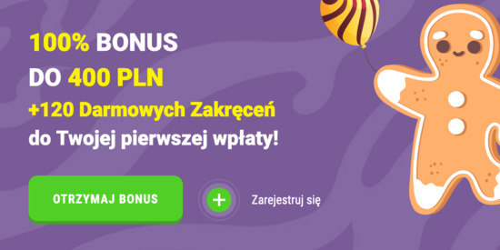 120 Free spinów na start w promocji od Cookie Casino