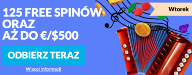 125 free spinów we wtorek z Wild Jackpot