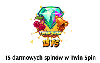 15 darmowych spinów w Twin Spin w RedBox