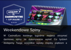 20 darmowych spinów co weekend