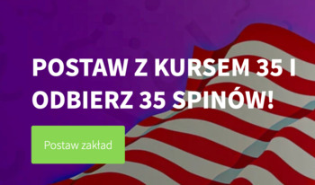 35 darmowych obrotów dzięki prezydentowi USA w Betsson