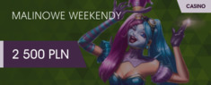 50% od depozytu i 50 Free Spinów w Malina Casino