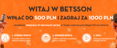 darmowe spiny w kasynie betsson na grę w sloty