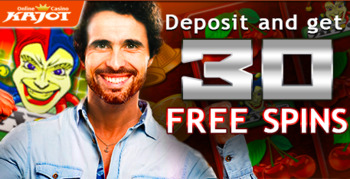 Dokonaj depozytu i odbierz 30 free spinów