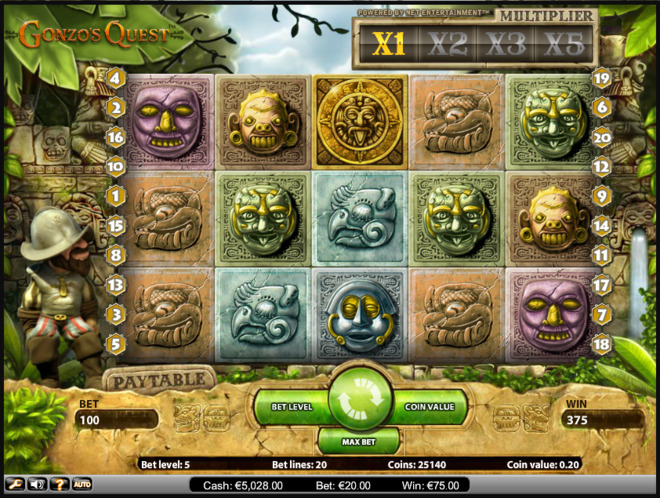 Gra hazardowa Gonzo's Quest