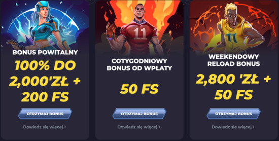 Promocje bonusowe w Powbet