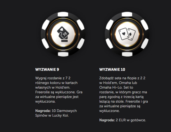Wyzwania pokerowe z free spinami od Betsafe